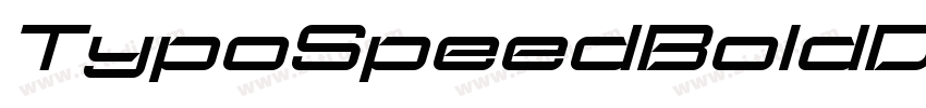 TypoSpeedBoldDemo It字体转换